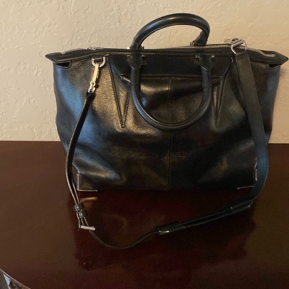 Alexander Wang large black leather 2 Way Bag, excellent condition . - Picture 1 of 12